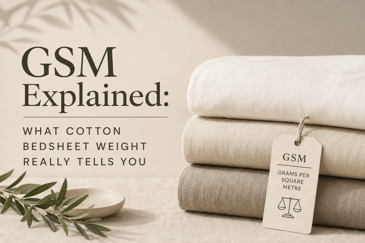 GSM Explained: What Cotton Bedsheet Weight Really Tells You - The Unhurried Life