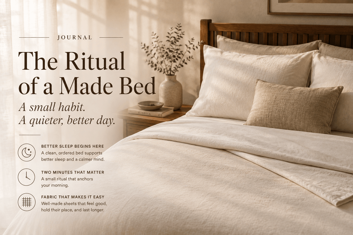 The Five-Minute Ritual: Why Making Your Bed Each Morning Is Worth It - The Unhurried Life