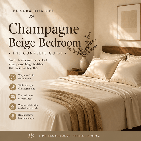 Champagne Beige Bedroom Ideas: Styling the Colour of Quiet Luxury - The Unhurried Life