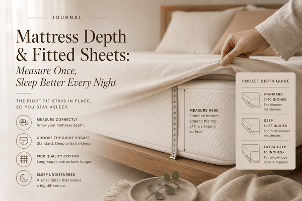 Deep Pocket Fitted Sheets in India: How to Measure Your Mattress Before You Buy - The Unhurried Life