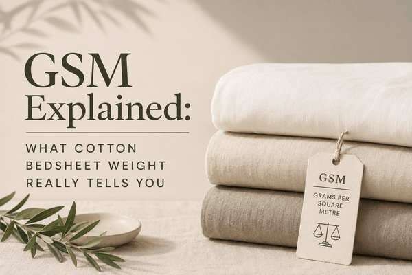 GSM Explained: What Cotton Bedsheet Weight Really Tells You - The Unhurried Life