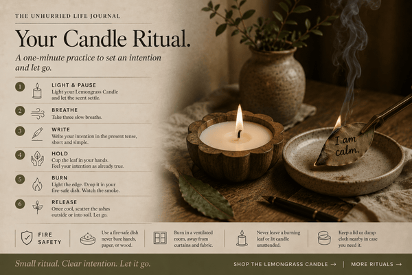 The Ancient Art of Burning Bay Leaves: A Ritual for Slowing Down and Setting Intentions - The Unhurried Life