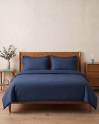 Navy Blue- Percale Cotton