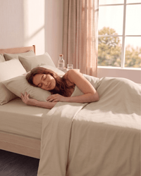 Cream Beige- Percale Cotton - The Unhurried Life