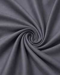 Dark grey percale cotton bedsheet folded, showing texture