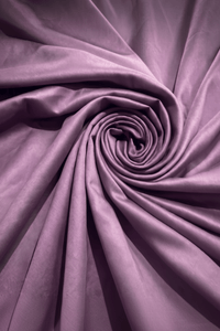 Deep plum sateen cotton bedsheet folded, showing sheen