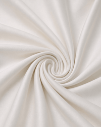 Pearl white percale cotton bedsheet folded, showing texture