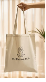 Canvas printed tote bag
